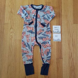 Bonds Wondersuit Grey Tigers size 1